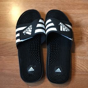 Black Adidas Slippers